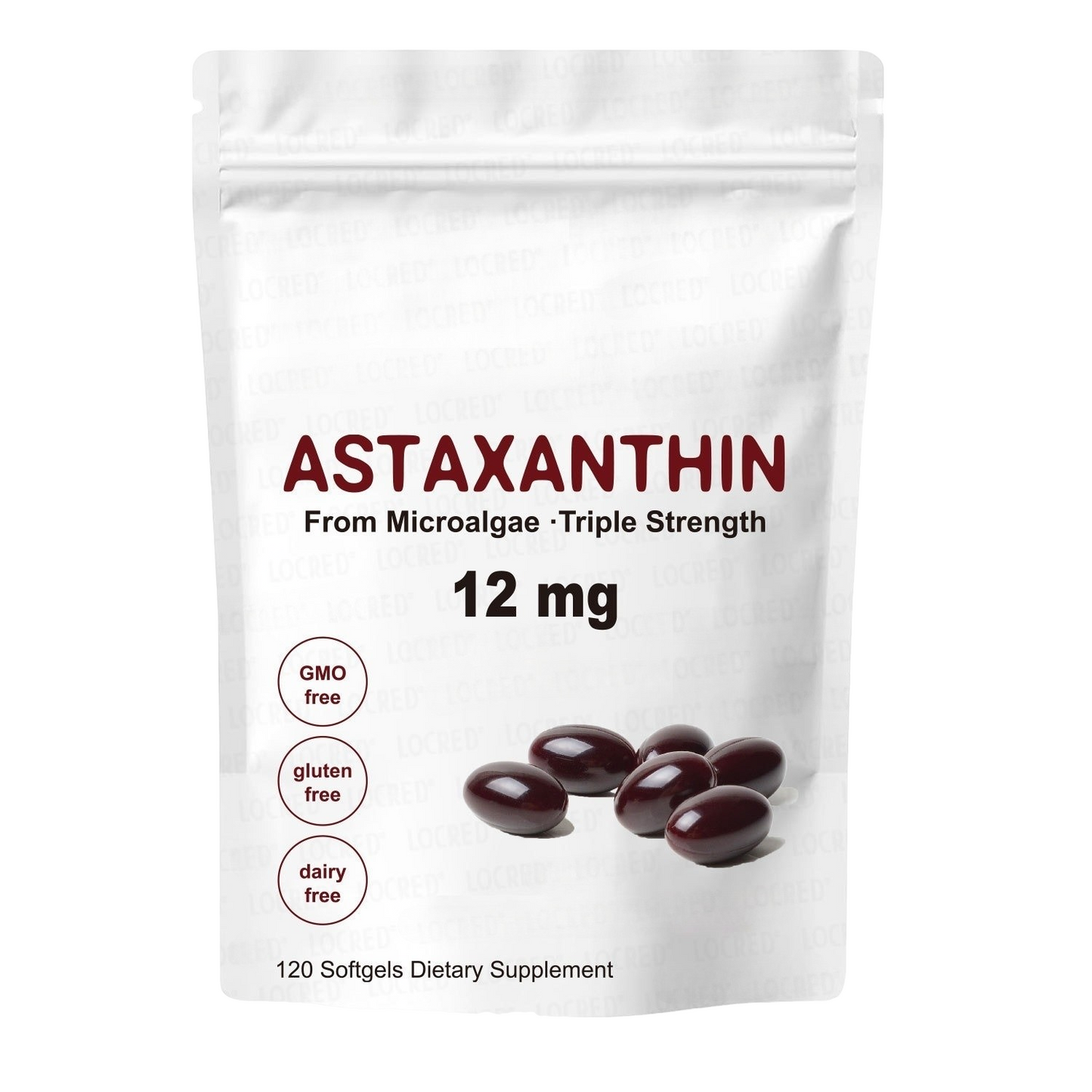 Astaxanthin Capsule Liquid Soft Capsule 120/bag