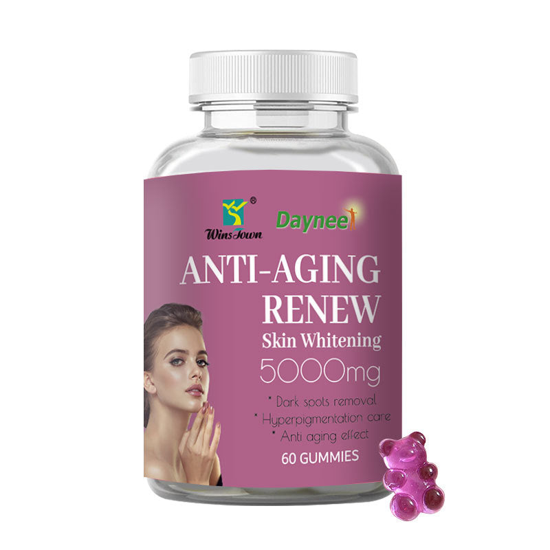 Anti-Aging Renew Skin Whitening Gummies 60 Tablets/Bottle