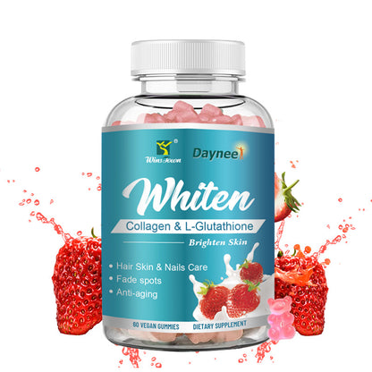 Whiten Collagen & L-Glutathione Gummies 60 Tablets/Bottle