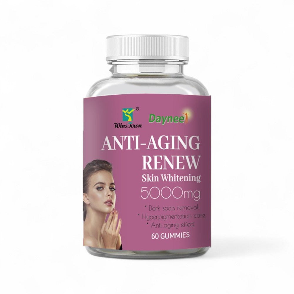 Anti-Aging Renew Skin Whitening Gummies 60 Tablets/Bottle